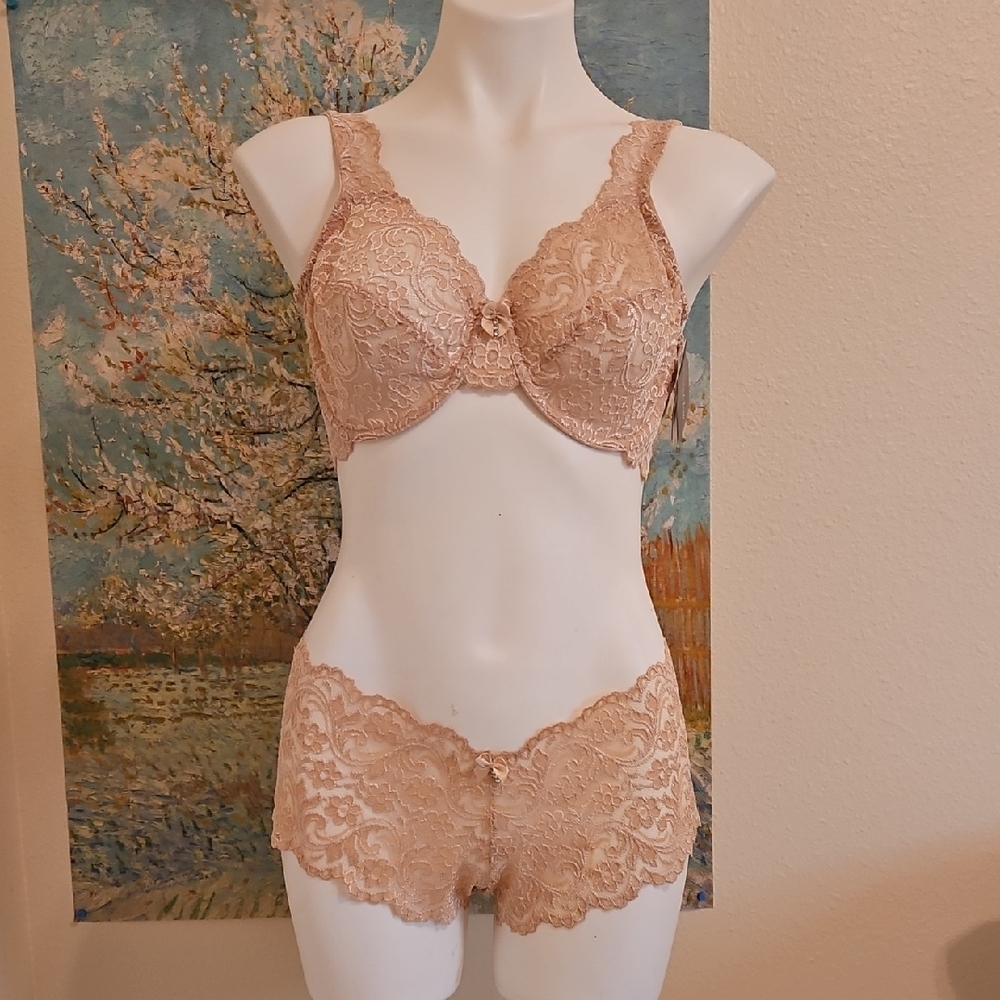38C Smart & Sexy Tan Bra And Panty Set